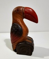 STATUA DI TUCANO IN LEGNO