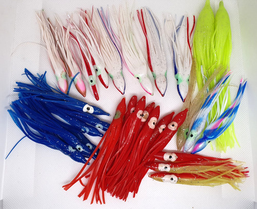 Lotto esche morbide polipetti - lotto,
