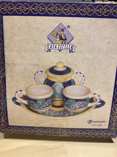 Dipinto mano set ceramica - a,