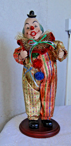 Figura clown musicale automata - figura,