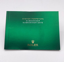 Rolex Submariner Date libretto corredo orologio watch booklet 10.2016 inglese