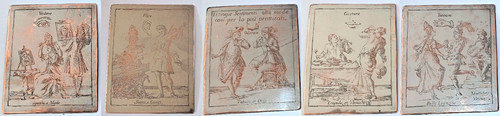 Matrici calcografia cinque - li,