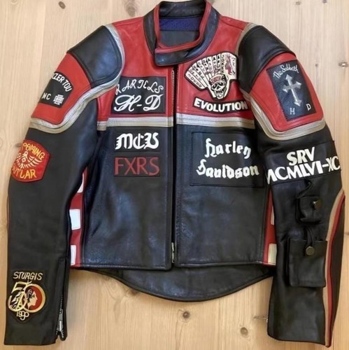 Giacca moto pelle - , harley