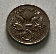 Moneta - Australia - 5 Centesimi 1977 - Regina Elisabetta II (1966/2023)