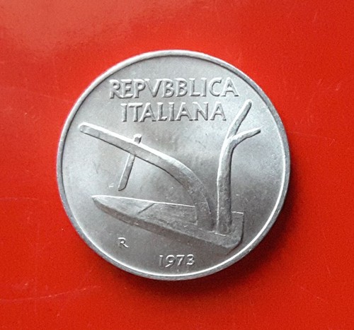 Lire 1973 errore - 10,