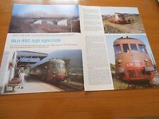 ALn 990 AUTOMOTRICE FINE SERVIZIO PAVIA PISA LINEA CECINA - VOLTERRA SAINT VINCE