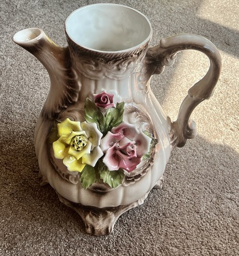 Brocca vintage capodimonte - brocca,