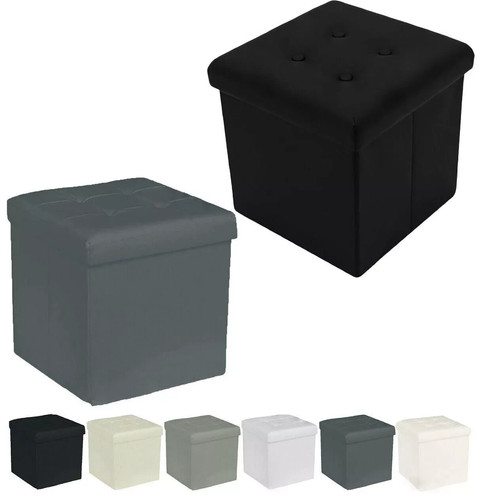 Puff pouf contenitore quadrato - pouf,