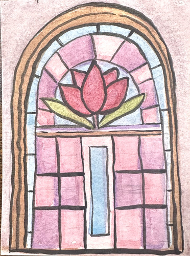 Vetrata aceo originale arte - vetrata,