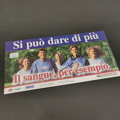 Gianni morandi autografo - gianni,
