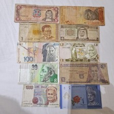 Banconote Dal Mondo. Usate 