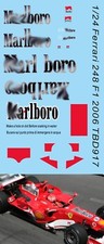 1/24 Decals per Ferrari 248 F1 2006 Schumacher Felipe Massa TBD917