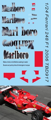 Decals per ferrari 248 f1 - ferrari,
