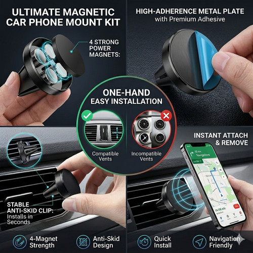 Supporto telefono auto - 1,