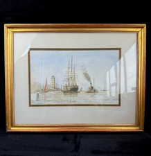 Antica S.L. Acquerello firmato