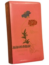 GRANDE ALBUM CARTOLINE FOTOGRAFIE PORTAFOTO ANTICO LIBERTY VINTAGE ANNI 20 VUOTO