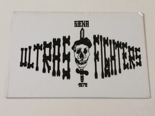 Tessera Ultras Fighters Siena Calcio Curva No Sciarpa Adesivo Toppa Spilla