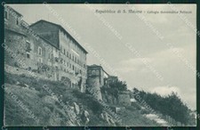 San Marino Collegio Governativo Belluzzi ABRASA cartolina MQ5533
