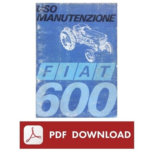Trattore fiat 600 manuale - trattore,