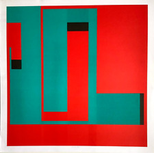 Bruno Munari "Negativo-Positivo" Litografia originale 1993 cm 70 x 70