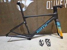 BMC KAIUS 01 SET TELAIO GHIAIA / NERO CARBONIO BLU SPAZZOLATO / 51 CM