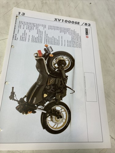 Yamaha xv1000 virago - yamaha,