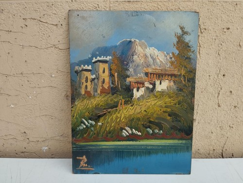 Antico dipinto materico - dipinto,