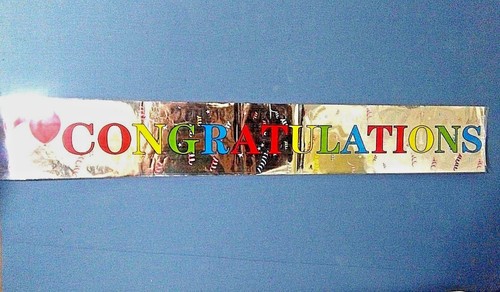 Fascia congratulazioni x - fascia,