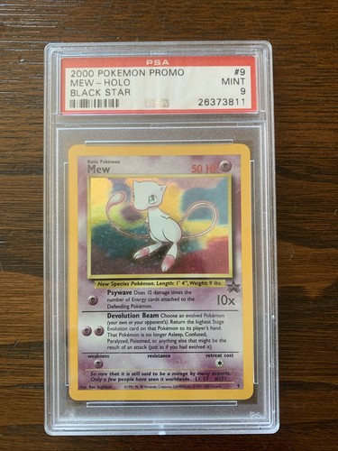 Carta pokemon 2000 mew - carta, promo
