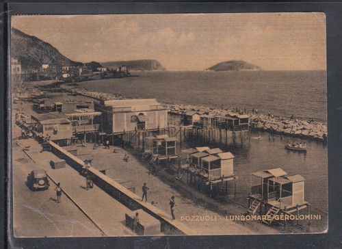 Cartolina pozzuoli lungomare - cartolina,