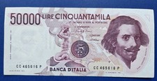 50000 LIRE BERNINI I TIPO 6/02/1984 NATURALE 