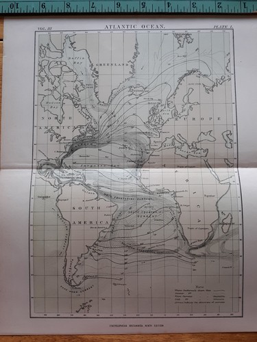 Mappa dell oceano atlantico - mappa, dell'oceano