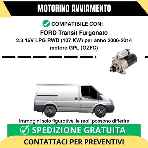 Motorino avviamento ford - motorino,
