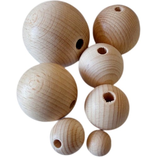 Sfera legno faggio - in,