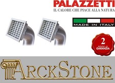 Palazzetti Palex C64 da 6x15 cm Kit di 2 Bocchette Griglie per Camino Focolare