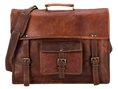 Borsa pelle vintage - in,