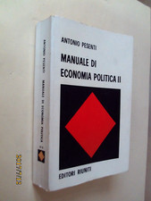 Antonio Pesenti Manuale di economia politica vol. II (Editori Riuniti 1972)
