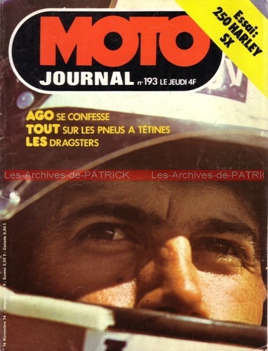 Moto journal 193 yamaha dt - moto,