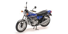 Modellino moto Kawasaki 900 Z1 Super 4 1972 blu metallizzato 1:12 Minichamps