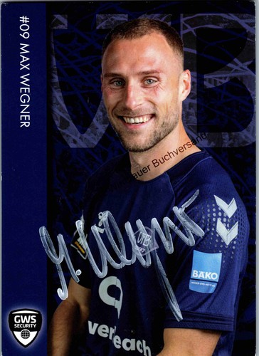 Original autogramm max wegner - autogramm,