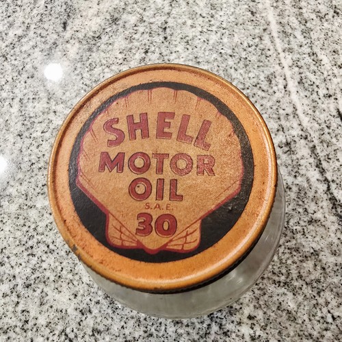 Barattolo olio motore shell - barattolo,