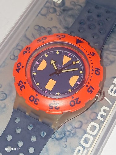 Swatch scuba 1990 deep blue - swatch,