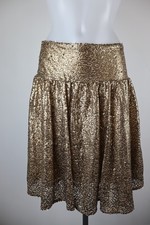 MICHAEL KORS GONNA DONNA WOMAN SKIRT Tg. 4 CASUAL VINTAGE PAILETTES CERNIERA