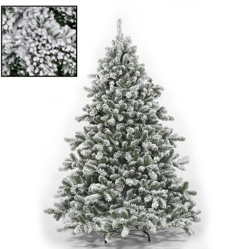 Albero natale innevato - albero,