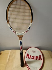 Racchetta da Tennis Vintage usata, Maxima Suprema, in legno anni 70 buona