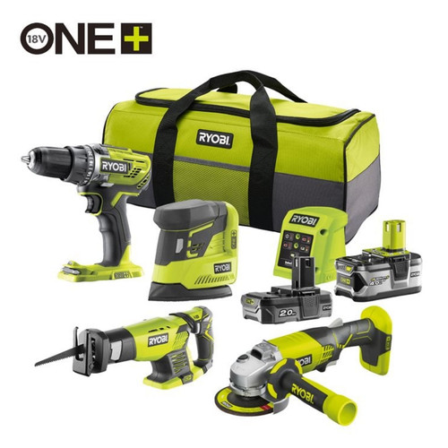 Ryobi combo 18v r18ck4e 242s - ryobi,