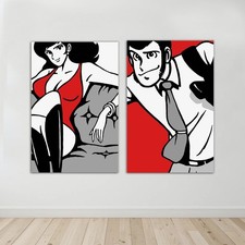 Quadri Lupin e Margot DIPINTI