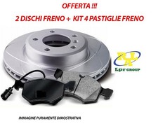 PAIR OF BRAKE DISCS AND FRONT