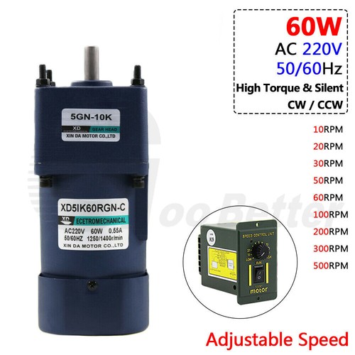 Motoriduttore 220v 60w - ac,