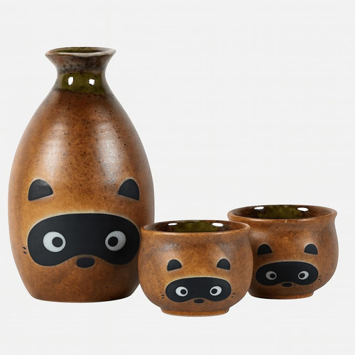 Set sake tanuki malizioso - sake,